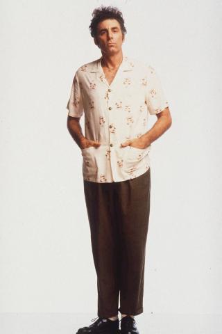 AVSLUTTET STREIKEN: I Seinfeld-episoden med Festivus-feringen viste det seg at Kramer hadde streiket i 12 �r. I denne episoden gikk han tilbake p� jobb p� H&H Bagels. Det ble kortvarig. Foto: SCANPIX