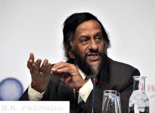 EN AV DE FREMSTE: Indiske Rajendra Pachauri.Foto: REUTERS/Casper Christoffersen/Scanpix