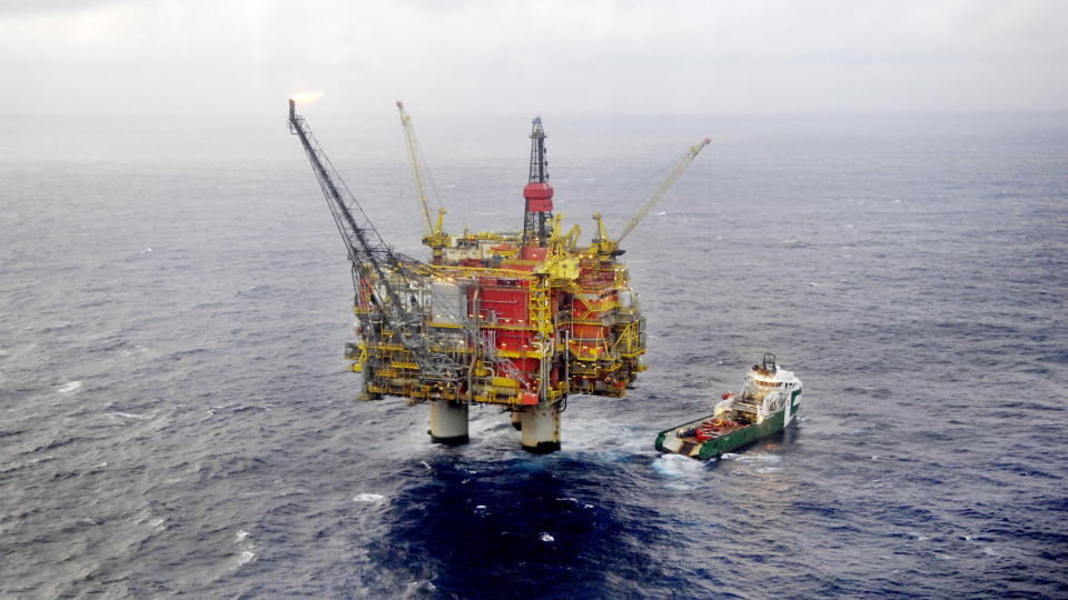 STATOIL f�r et forelegg p� 25 millioner etter utslippet fra Statfjord A i desember 2007.  Foto: Tor Erik H. Mathiesen/Dagbladet
