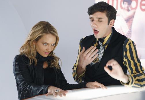P� JOBB: Becki Newton spiller den manipulerende �Amanda� i tvserien �Ugly Betty�. Video: STAR