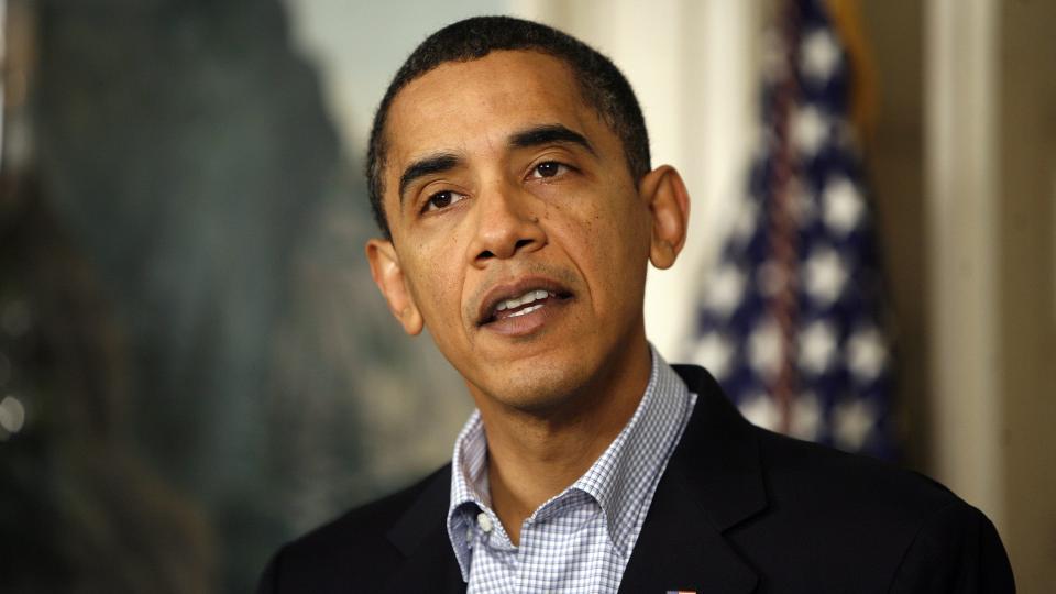 GRUNN TIL � SMILE: President Barack Obama kan endelig innkassere en seier. I en uttalelse fra Det hvite hus sier Obama n� at helsereforemen snart vil v�re klar. Foto: EPA/AUDE GUERRUCCI/Scanpix