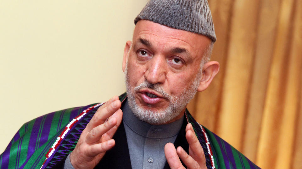 SPLITTET FAMILIE: Det er alt annet enn fredelige forhold i familien til Afghanistans president Hamid Karzai, etter at hans fetter Waheed (18) ble skutt i ... - 960x