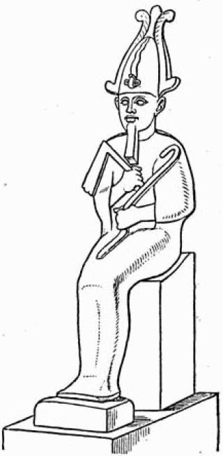 OSIRIS: Den egyptiske guden d�de, men gjenoppsto, omtrent som Jesus, men Osiris havnet if�lge myten i d�dsriket. Osiris-kulten fortsatte til 300-tallet e.Kr. Foto: WIKIMEDIA