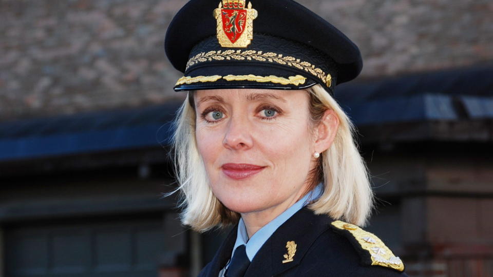 LETTET: Politimester Marie Benedicte Bj�rnland er lettet over at det gikk bra med fangen.