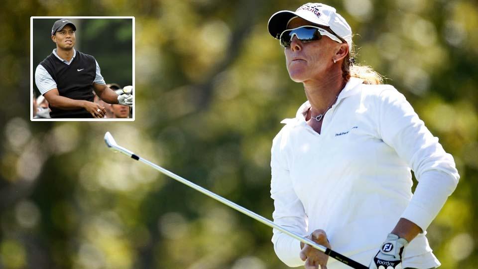 - ALLE KJENTE TIL TIGERS UTROSKAP: Den svenske golfstjerna Helen Alfredsson mener Tiger Woods har noe �kaldt� og �merkelig� seg, og at alle i golfsporten kjente til utroskapet.Foto: AFP/SCANPIX