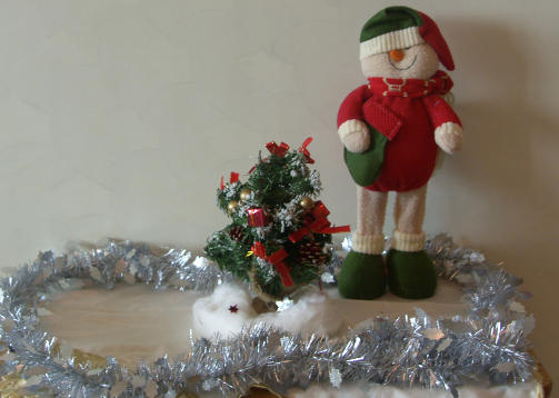 Ett lite juletre med sterk personlighet. Foto: j�rn O. j�rgensen