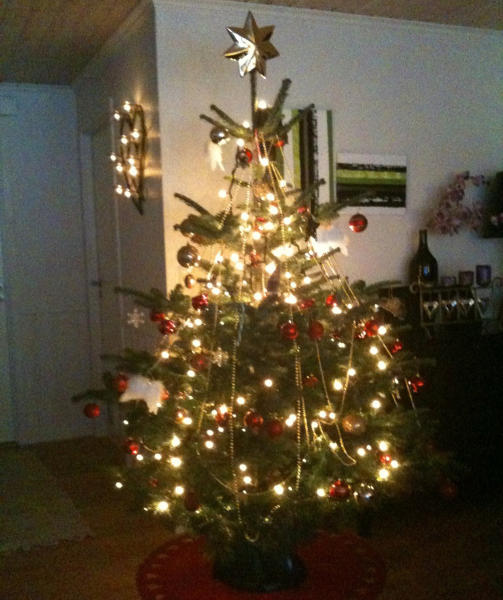 Juletre, Hilsen Stian S. Johansen, Nordkisa.