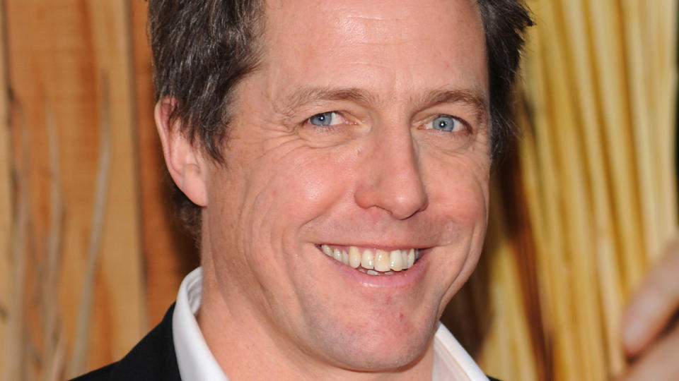 HALV ROMAN Hugh Grant har allerede begynt p� en bok. Foto: AP Photo/Evan Agostini