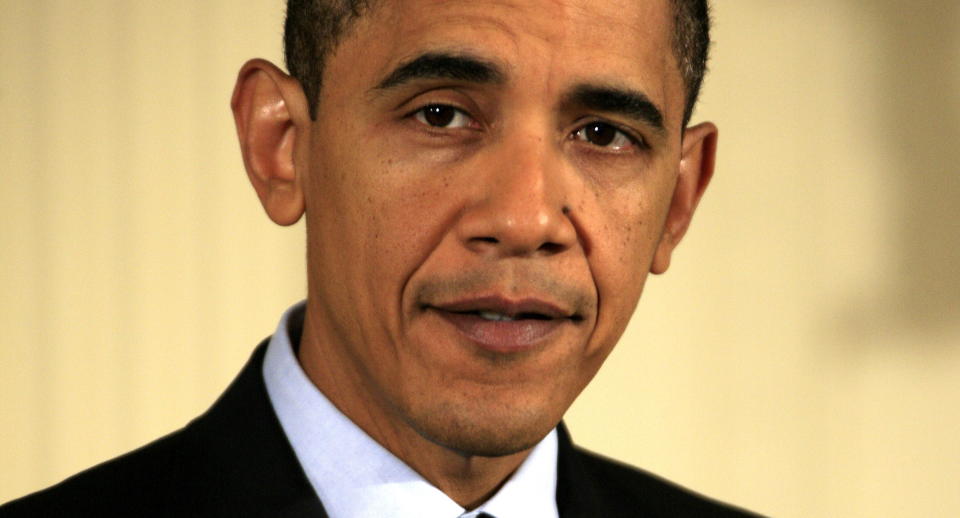 BEDRINGENS VEI:  USAs president Barack Obama kan glede seg over lavere arbeidsledighet. Kanskje et tegn p� at den amerikanske �konomien er p� vei opp.  Foto: �rjan F. Ellingv�g