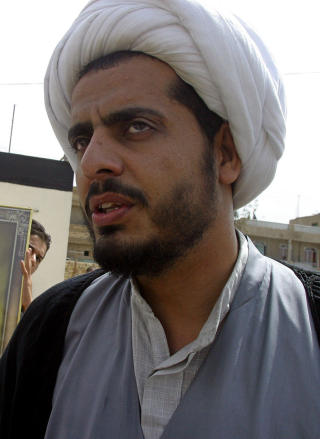 OGS� SATT FRI: Qais al-Khazaali. Foto: AFP PHOTO/SABAH ARAR/Scanpix