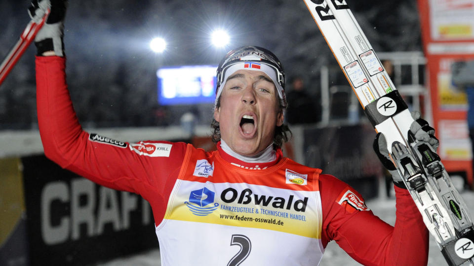 IMPONERTE: Eldar R�nning fikk omsider uttelling denne sesongen, og styrket kandidaturet sitt til en OL-plass etter � ha vunnet den f�rste sprinten i Tour de Ski.Foto: SCANPIX/AP Photo/Jens Meyer
