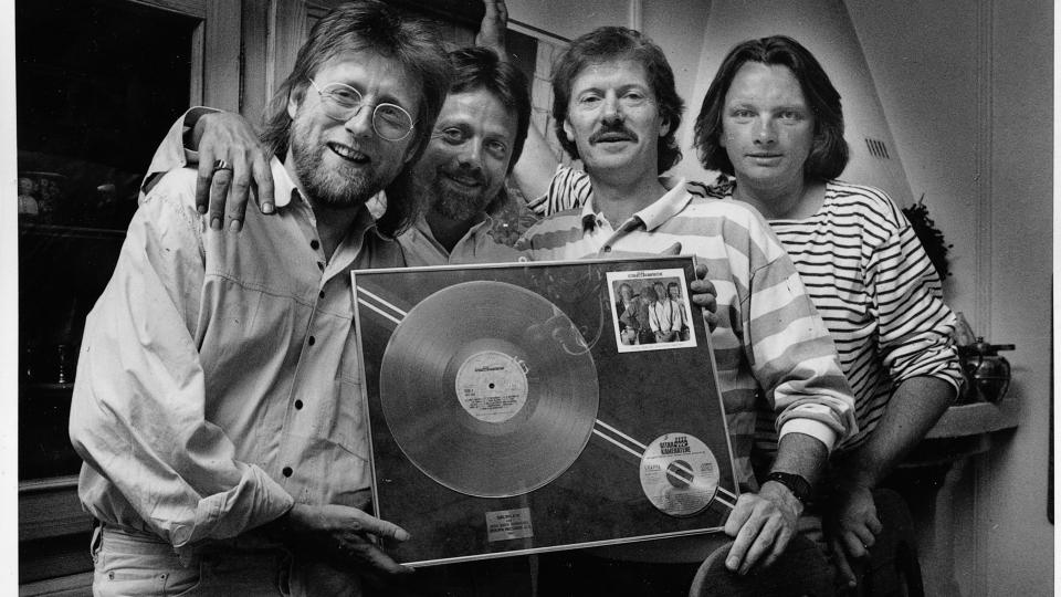 SLIK S� DE UT: Gitarkameratene slik de s� ut i glansdagene. N� er det klart for comeback. ARKIVFOTO: DAGBLADET