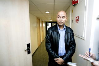 OPPR�RT: Akhenaton De Leon, leder for Innvandrerr�det, mener AMK gj�r langt flere tabber n�r det gjelder innvandrere enn de gj�r med etniske nordmenn. Foto: HENNING LILLEG�RD/ Dagbladet.