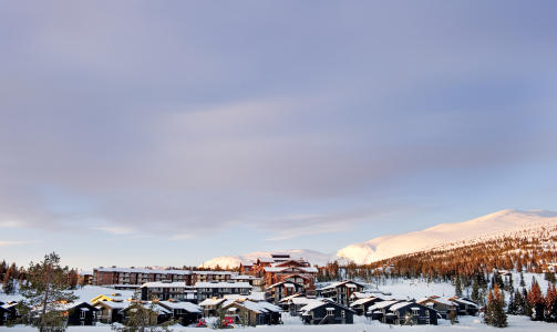  B�SETER FJELLANDSBY:  Vakkert p� denne tida av �ret.