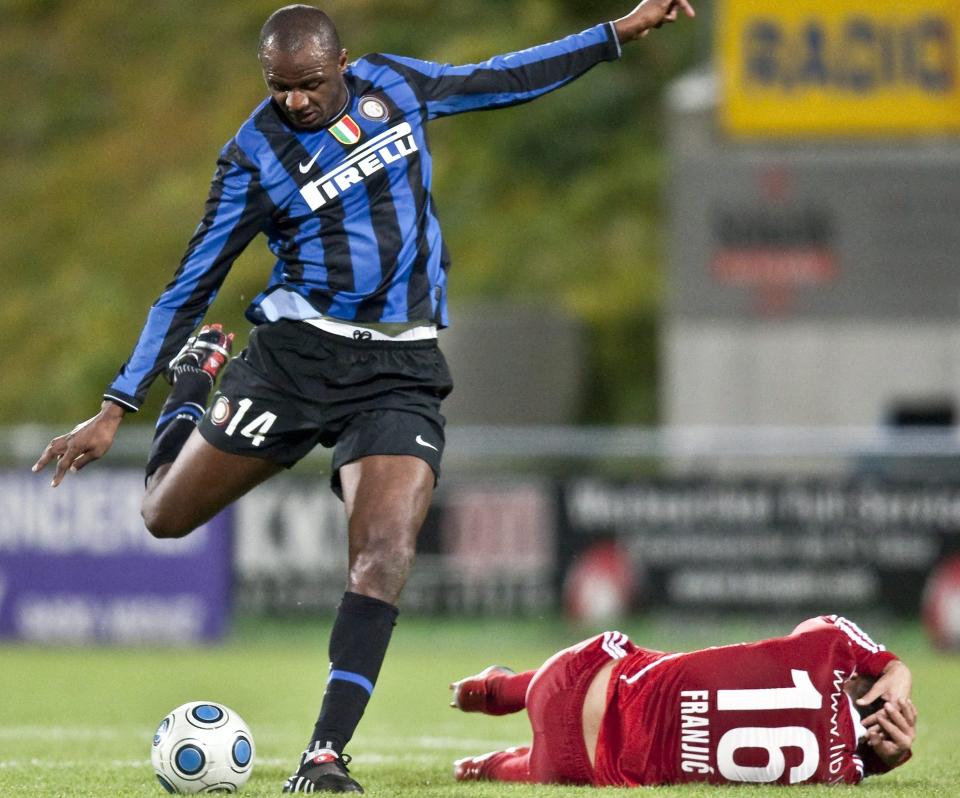 TILBAKE TIL ENGLAND: Patrick Vieira forlater Inter til fordel for Manchester City. Foto: Scanpix/AP/Keystone/Ennio Leanza