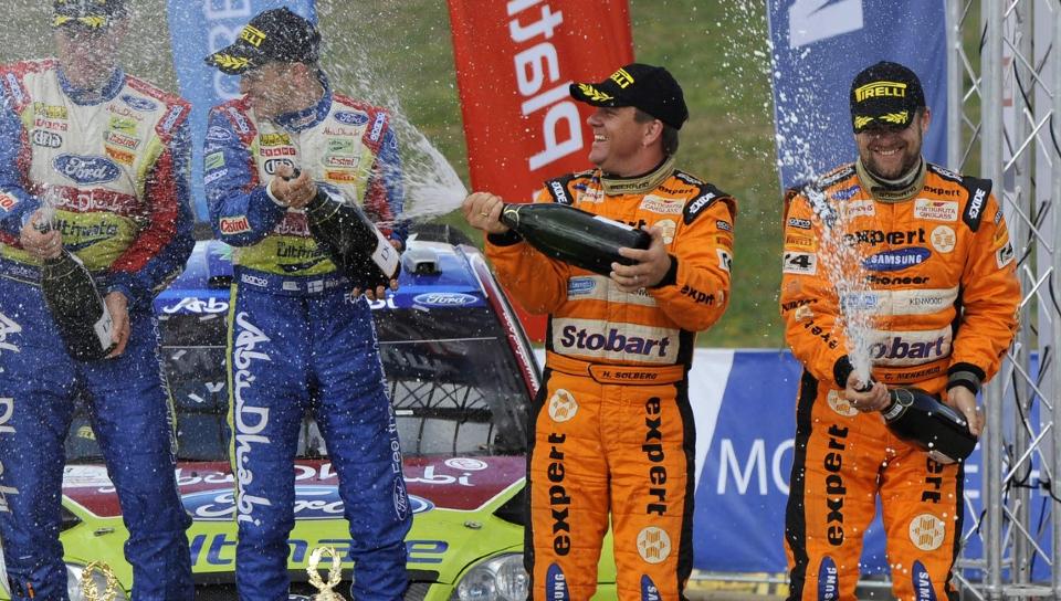 FORTSATT GODE VENNER: Henning Solberg og Cato Menkerud har v�rt uenige om den sportslige satsingen, og skiller lag.Foto: SCANPIX/AP/Alik Keplicz
