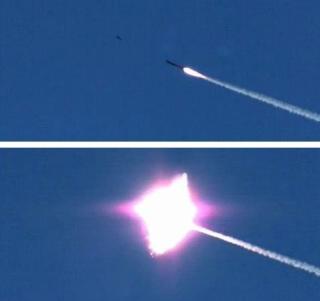 RAKETTSKJOLD: Her testes rakettforsvarssystemet �Iron Dome�. Foto: EPA / Det israelske forsvarsdepartementet