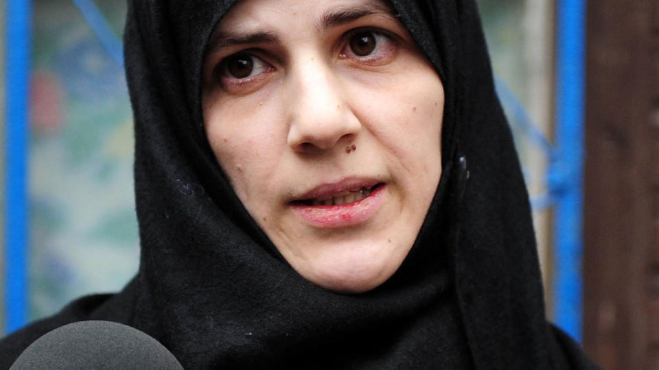 STOLT: Enka etter selvmordsbomberen som sprengte seg i lufta blant CIA-agenter i Afghanistan, tyrkiske Defne Bayrak, er stolt av ektemannen Humam Khalil Abu-Mulal al-Balawi.Foto: AFP PHOTO/ANATOLIA NEWS AGENCY/SALIH ZEKI FAZLIOGLU/SCANPIX