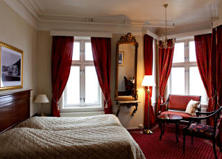 FLEISCHER'S HOTEL: Rom 125 er staselig og nostalgisk.