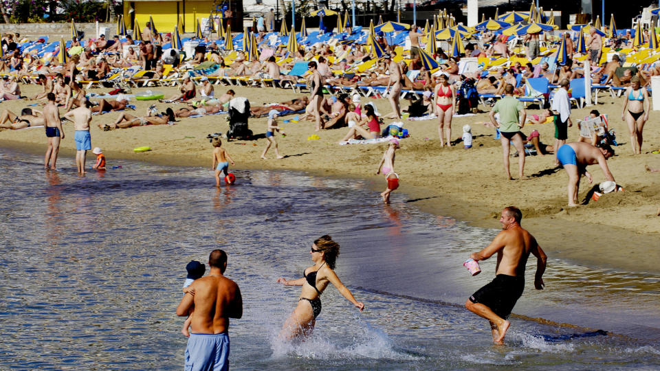 GRAN CANARIA: Det er nok av ledig plass p&aring; favorittstranda p&aring; Gran Canaria.

Foto: John Terje Pedersen