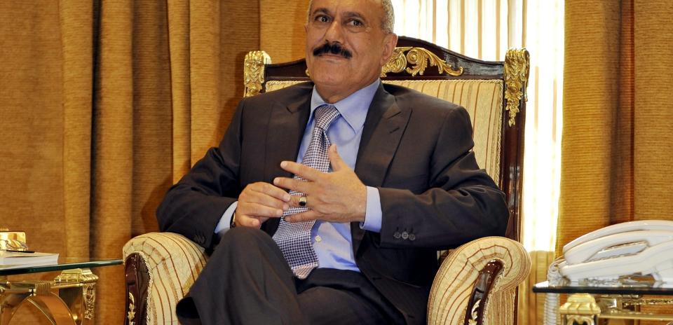 INITIERER FORHANDLINGER: Jemen med president Ali Abdullah Saleh �nsker en dialog med terrornettverket al-Qaida. Foto: AP PHOTO/SCANPIX