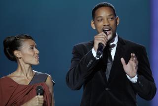 NOBEL-VERTER: Will Smith og kona Jada Pinkett Smith. FOTO: Scanpix