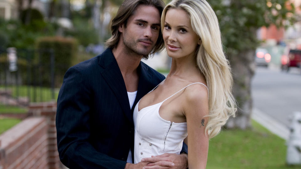 FORLOVET: Toppmodell Monica Hansen og Loren Birdwell. Foto: Magnus Sundholm