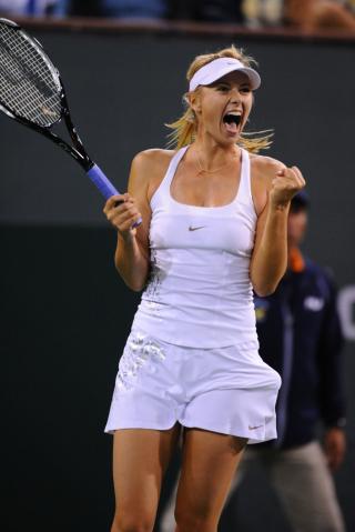 GULLJENTE: Tennisesset Maria Sjarpova har f�tt historisk godt betalt sponsonavtale fra Nike. Foto: STELLA PICTURES