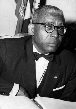 FAR F�R SKYLDA. Haitis eks-diktator, Francois Duvalier, �Papa Doc�, f�r mye av skylda for landets gjeldssituasjon. 
Foto: SCANPIX