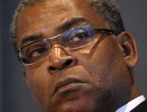 FRYKTER OVER 100 000 D�DE: Haitis statsminister Jean-Max Bellerive. Foto: REUTERS/Chris Wattie/Scanpix