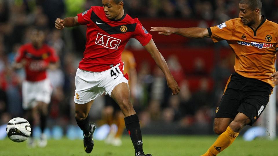 SCORET TO: Joshua King scoret to m�l for Manchester United i ungdomscupen mot Burnley i g�r. Her i aksjon mot Wolves i ligacupen i september. Foto: Phil Noble, Reuters/Scanpix