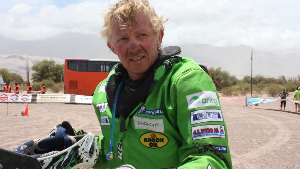 OPP P� 2. PLASS: P�l Anders Ullev�lseter vant dagens etappe. Foto: Dakar.no