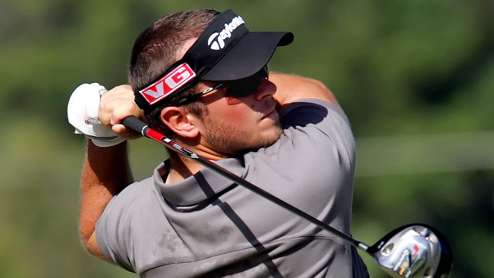 COMEBACK: Henrik Bj�rnstad har �pnet bra p� sin f�rste PGA-tour etter tre �r p� b-touren.Foto: SCANPIX/AP/Jeff Chiu