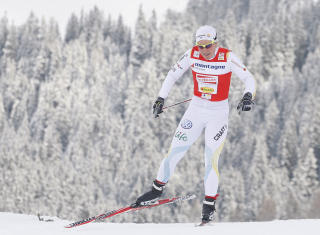 KOMET: Svenske Hanna Falk s�rget for bl�gul jubel p� kvinnesiden.Foto: SCANPIX/REUTERS/Miro Kuzmanovic