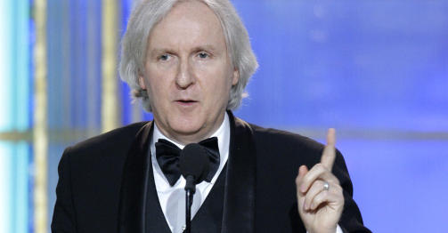 SENKET: James Cameron slo sin egen �Titanic�, og f�rte �Avatar� inn p� f�rsteplass over tidenes mest innbringende filmer. Under �rets Golden Globe mottok han pris for beste dramafilm og for beste regi. Foto: AP Photo/NBC, Paul Drinkwater/SCANPIX