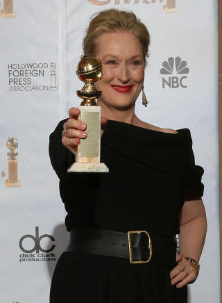 SLO SEG SELV: Meryl Streep vant for sine rolle som Julia Child. FOTO: SCANPIX/REUTERS