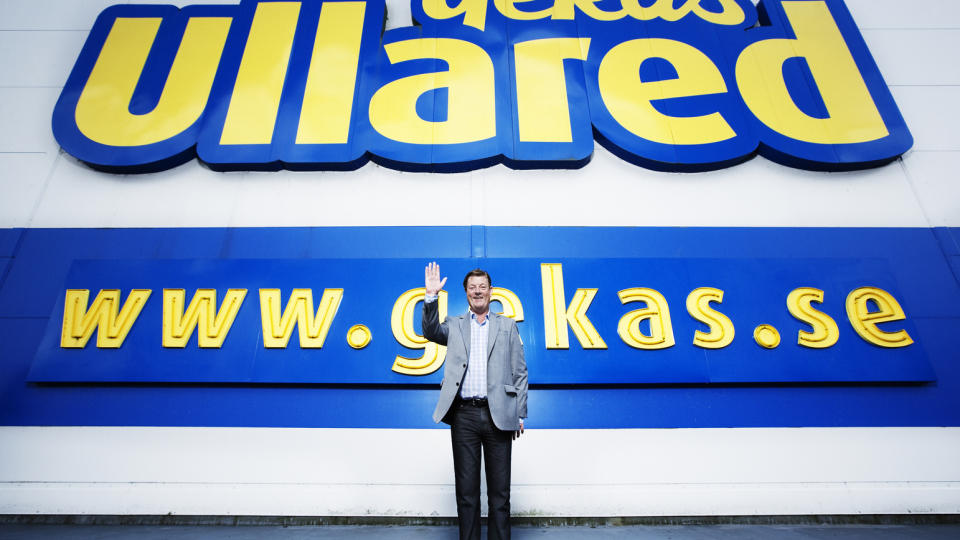TV-STRID: TVNorge sender den svenske suksesserien fra varehuset Gek�s i Ullared, her representert ved direkt�r Boris Lennerhov, men nekter for at de hermer etter TV3 som lager en dokumentarserie om harryhandel i Sverige. Foto: TVNorge.