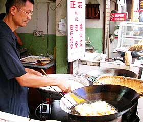 FROKOST: Snartmat i Kina. Foto: ANN IREN GLIMSDAL