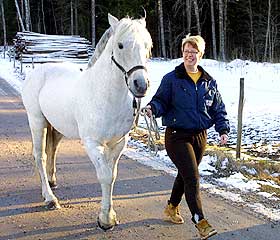 FAVORITT: Fendt var Astrids favoritt. Han skal f�lge kisten sammen med eieren Hanna Fagerlind.