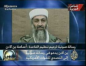 STADIG P� TV:  CIA og FBI fryktet at Osama bin-Laden sendte skjulte besjkeder til sovende terrorceller rundt om i verden p� video-opptakene.