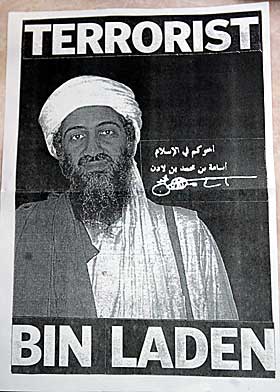 ETTERLYST:  Osama bin-Laden.