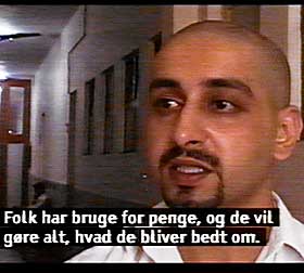  STOR TILGANG:  Kirurg Hammad Malik forteller Danmarks Radio at tilgangen p� villige donorer er stor. Det er ikke n�dvendig � betale dem mer enn 9000 kroner for en nyre.