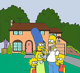 HOME, SWEET HOME: 742 Evergreen Terrace i Springfield, ett eller annet sted i USA.