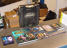 COLLECTOR'S EDITION: Samleutgaven av �WoW� var trekkplasteret for de som sto f�rst i k�en.