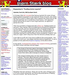 BJ�RN ST�RK BLOG:  Du finner den her.