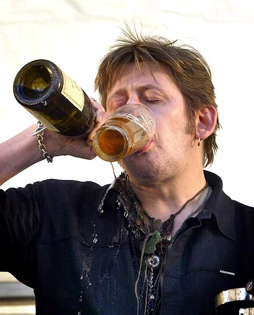 Image result for shane macgowan drunk