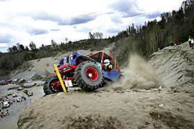 MASSE KREFTER:I formula offroad kjemper sj�f�rene seg til topps. Ofte er det sm� marginer som skiller suksess fra fiasko.