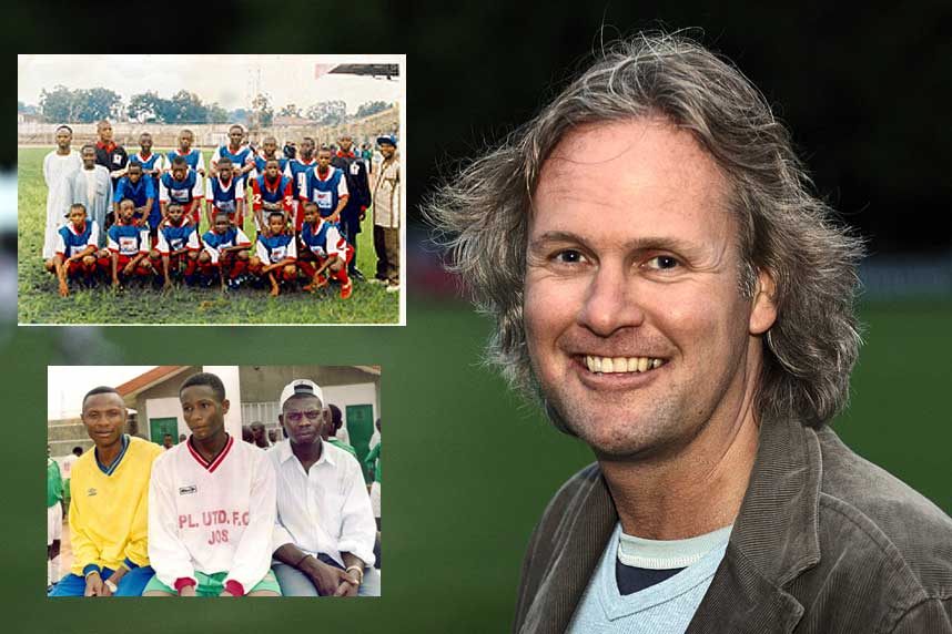 GIR LYN SKYLDA:  Talentspeider Stig Torbj�rnsen oppdaget John Obi Mikel for Rune Hauge i Egypt i februar 2003.LITE BILDE �VERST: John Obi Mikel startet p� Pepsi Academy i Nigeria i 1995. P� dette lagbildet er han ni �r, og sitter som nr. 2 fra h�yre p� f�rste rad.NEDERST: Etter Pepsi Academy spilte John Obi Mikel (i midten) i klubben Plateau United i hjembyen Jos fram til han ble oppdaget av utenlandske agenter vinteren 2003.