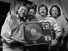 GITARKAMERATENE: Fikk platina og Spellemannspris for sine to album.