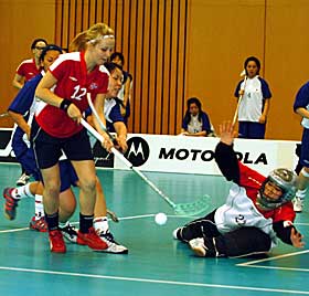 KLAR FOR SLUTTSPILL: Line Nygård & Co. spiller først mot Sverige, og lørdag venter semifinalen.